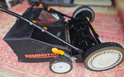 Reel Push Mower with Rear Bag 18"inches