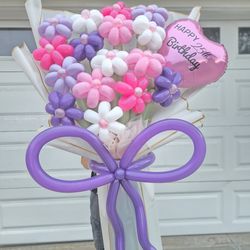 Balloon flower bouquet