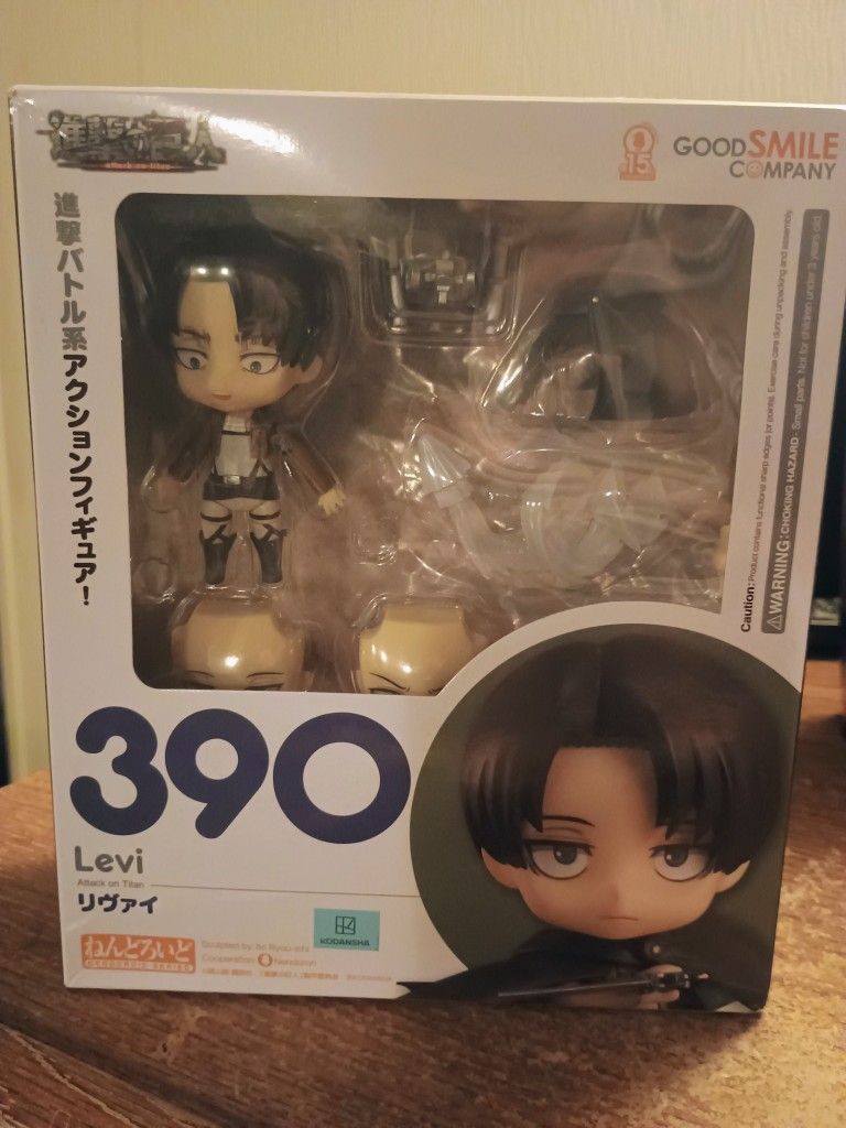 Levi Ackerman Attack On Titan 390 Nendoroid