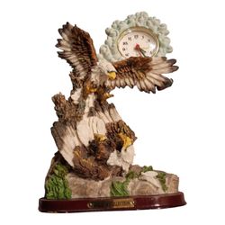 Vintage Eagle Clock By Holly's Collection