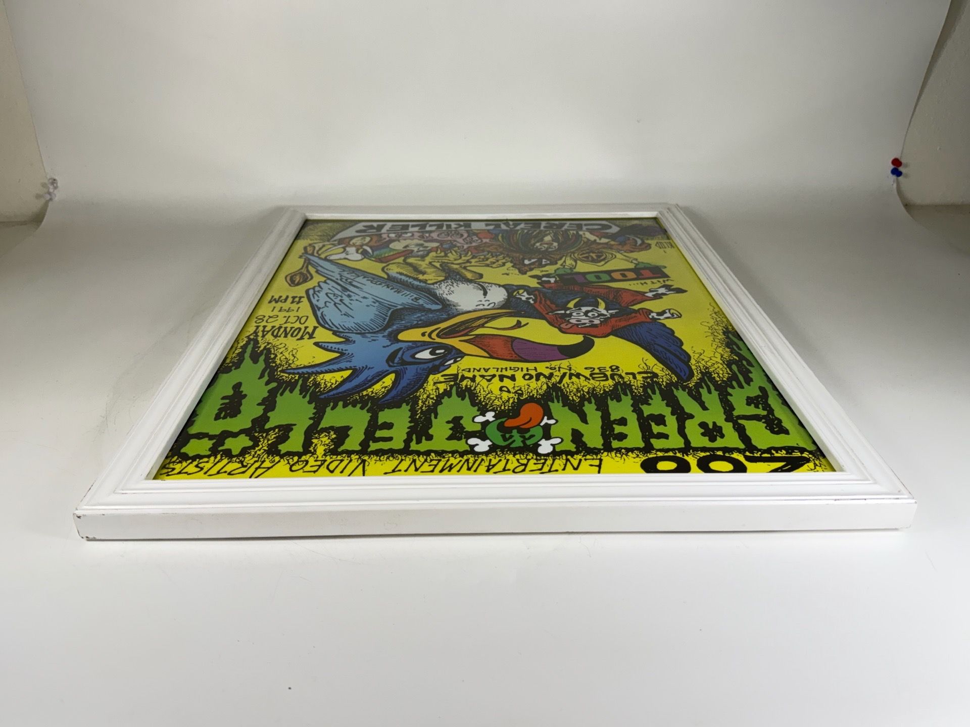 1991 GREEN JELLO/TOOL Cereal Killer Framed Concert Poster SIGNED