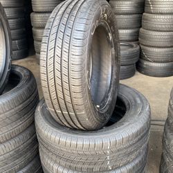 SET OF 4 MICHELIN TIRES 225/65/17