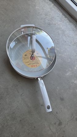New Kitchen Utensils Lot - T-fal Pan, Knife Set, Gold Serving Pieces