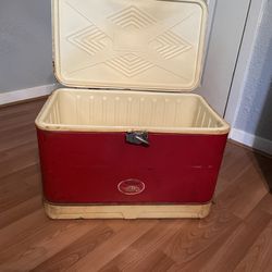 Antique Thermos Ice Chest
