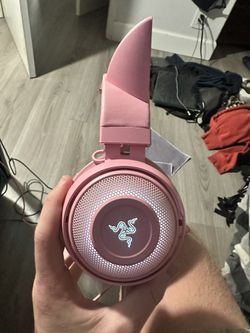 Pink Razer Kitty Ears Headset