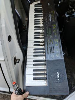 Drum set, electric guitar, Yamaha bass guitar, 4 small amps , and a Casio keyboard