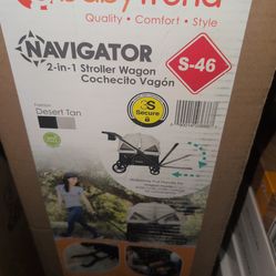 Baby trying navigator 2-in-1 stroller wagon