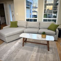West Elm 2-Piece Sectional Couch