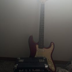 Squier Stratocaster + Amp