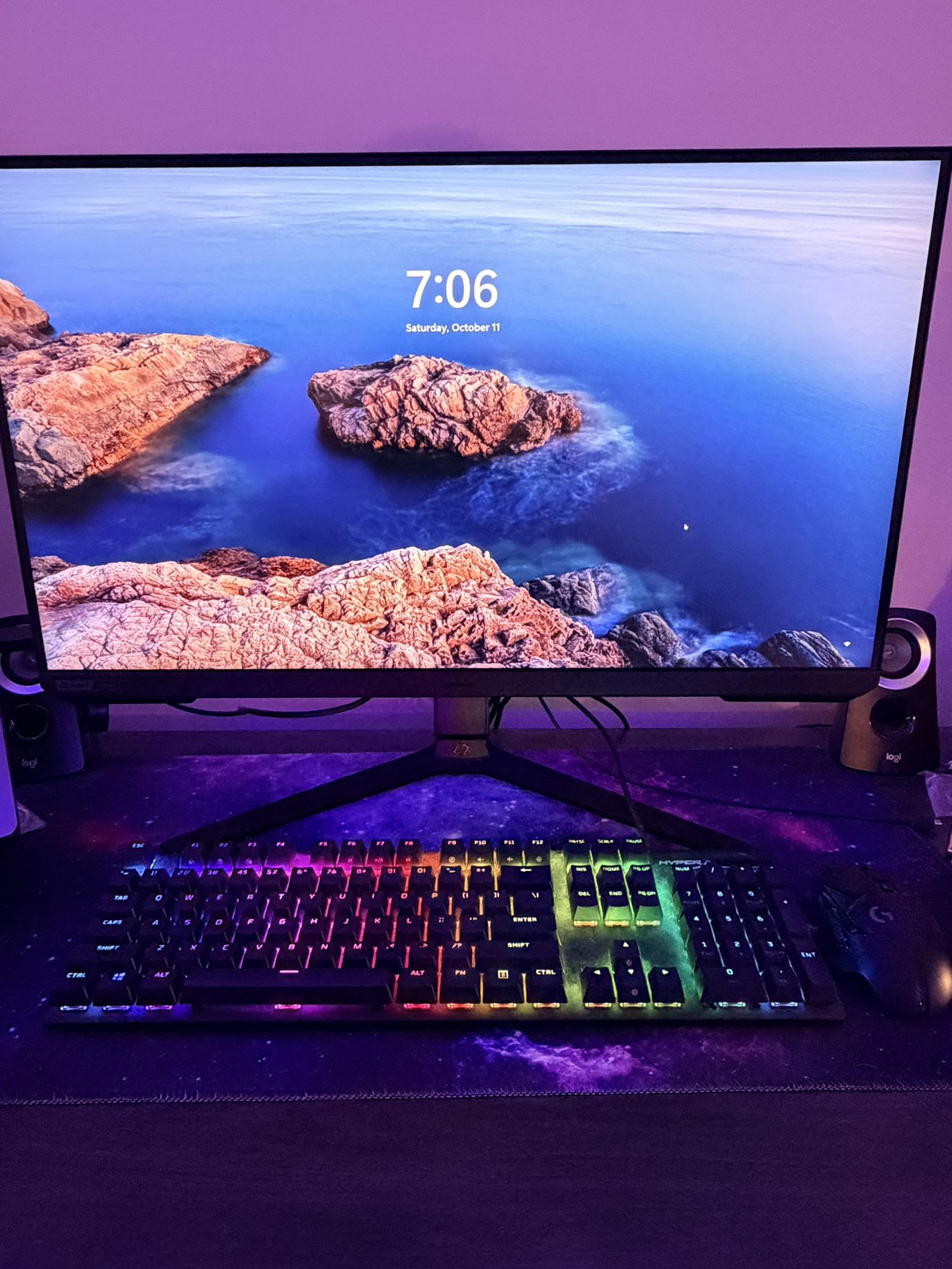 Custom Gaming PC - Ryzen 7 7700 / RX 7900 XT / 32gb DDR5 / 2 TB NVMe - Samsung G7 + HyperX + Logitech G502 Bundle