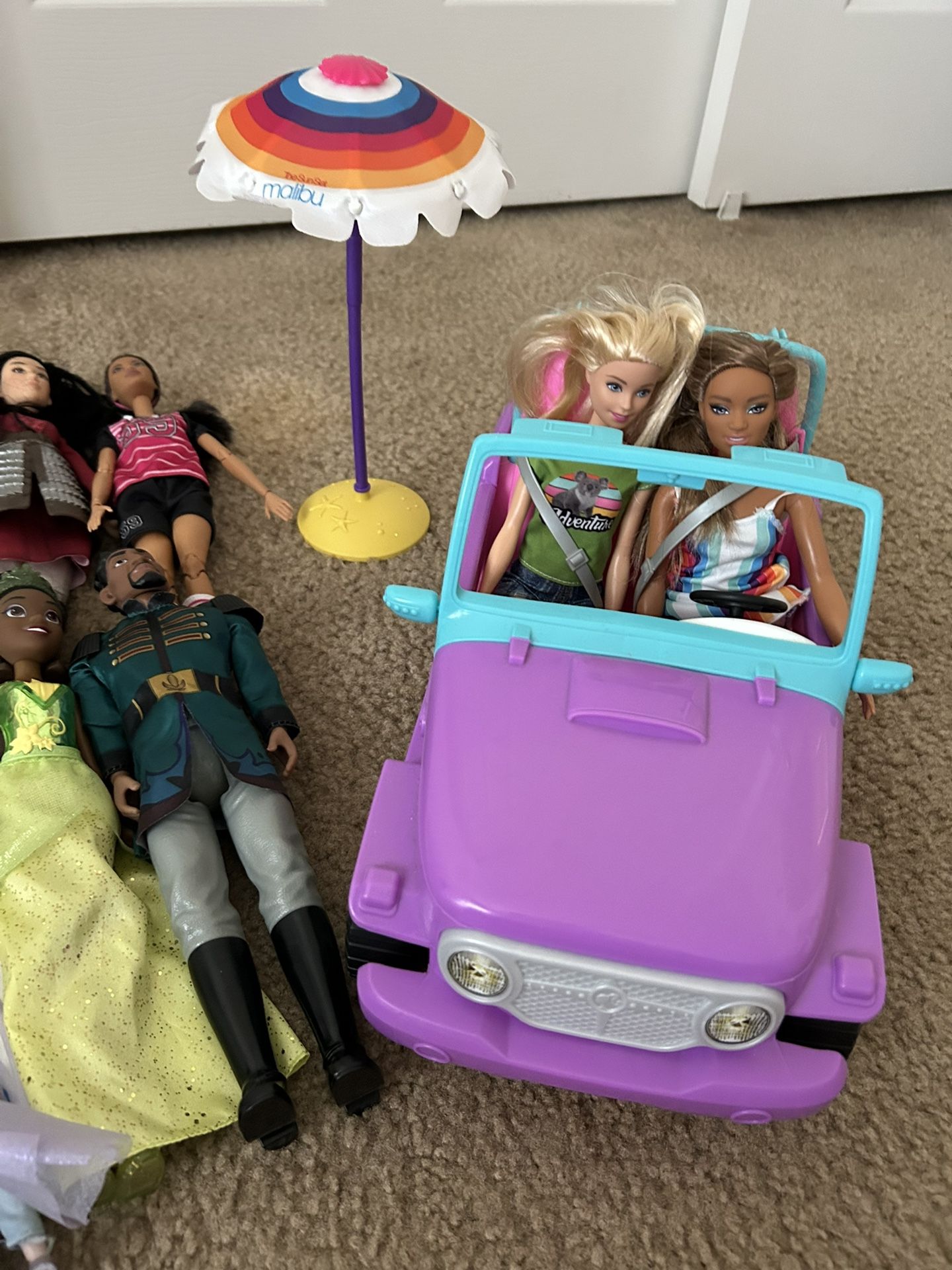 Barbie & Disney Princess Doll Bundle