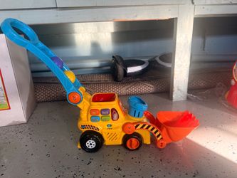 VTech Interactive Push Bulldozer with Sounds & Balls – Missing 1 Ball – $12 OBO