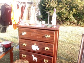 Dresser Needs Stickers Removed