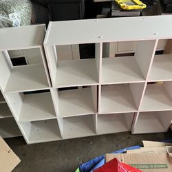 Two Six Cube Storage Containers