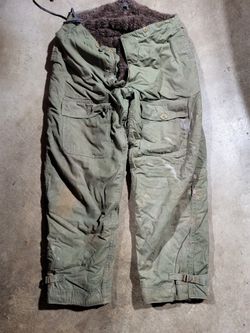US ARMY Fur Lined Pants