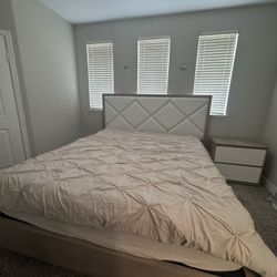 California King Bedroom Set + Vanity 