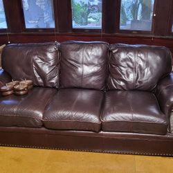 Leather Couch 