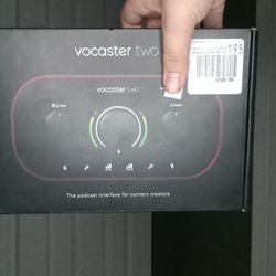 Focusrite Vocaster Two Audio Interface Red