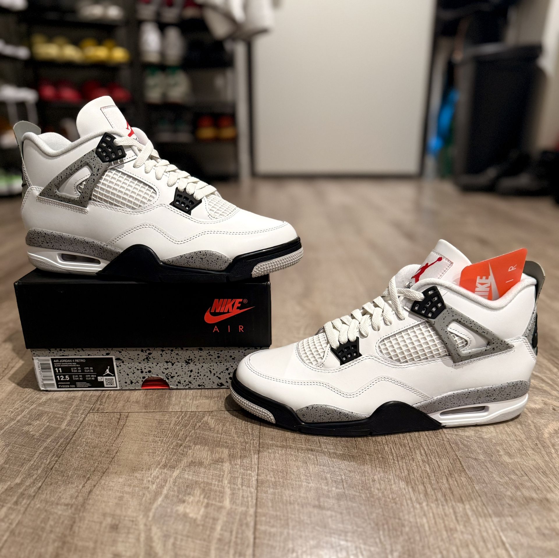 Jordan 4 White Cement Size 11