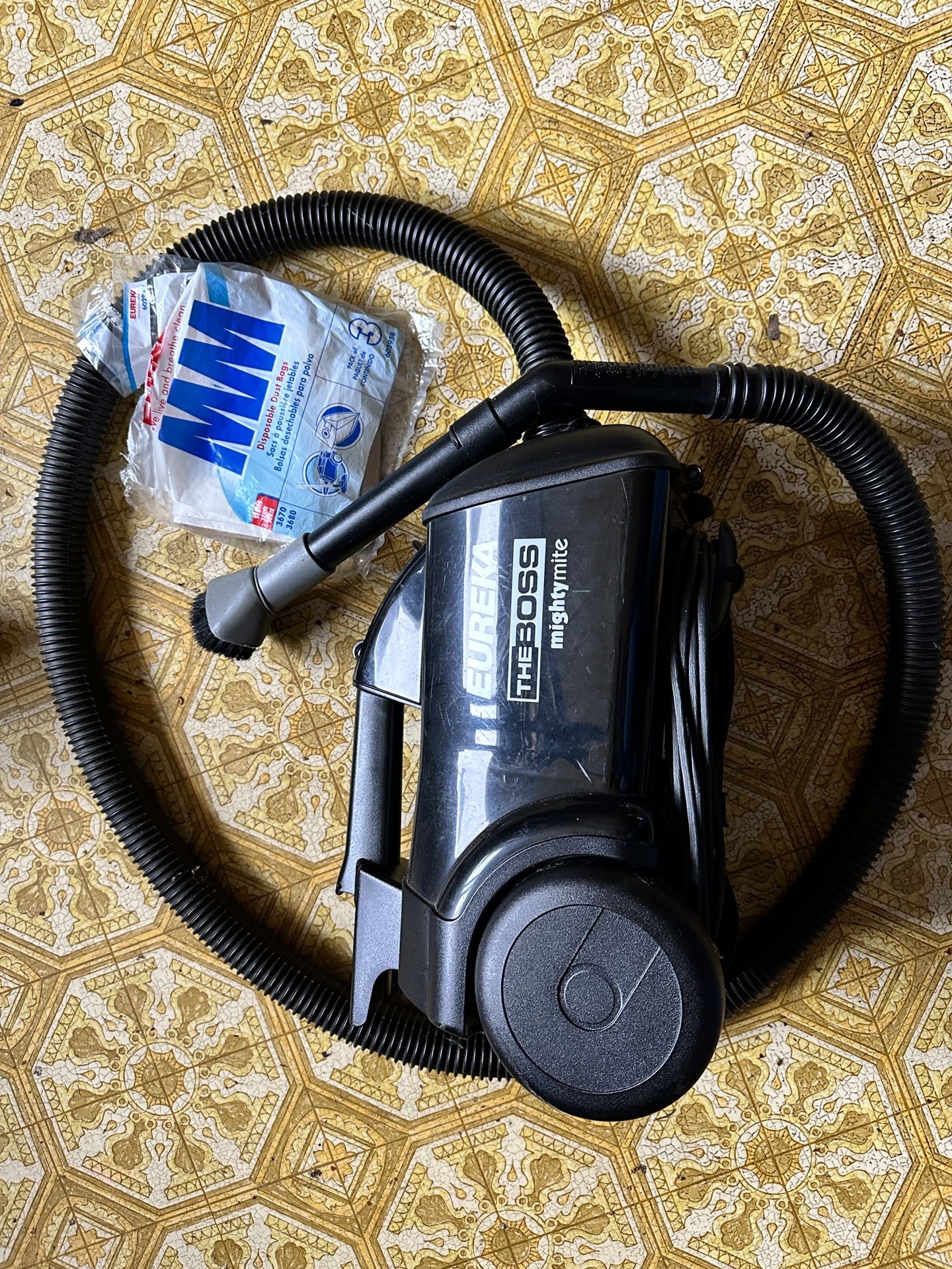 Eureka The Boss Mighty Mite Canister Vacuum