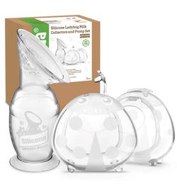 Haakaa Silicone Ladybug Milk Collectors and Pump Set