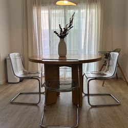 Clear Acrylic IKEA Chairs 