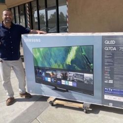 75 “ Samsung Smart 4K Qled HDR 120HZ TV
