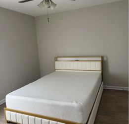 Bed With Drawer Space And Charger Port