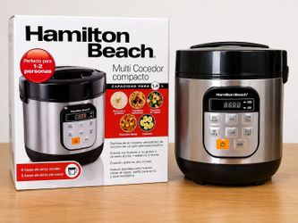 Hamilton Beach Compact Multi-Cooker / Rice Cooker – 1.4L / 1.5 Qt with Box