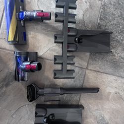 Accessories  And Accessory Holder For Dyson V15 Detect Total Clean Extra Cordless Stick Vacuum