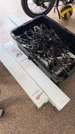 Clothing racks and hangers