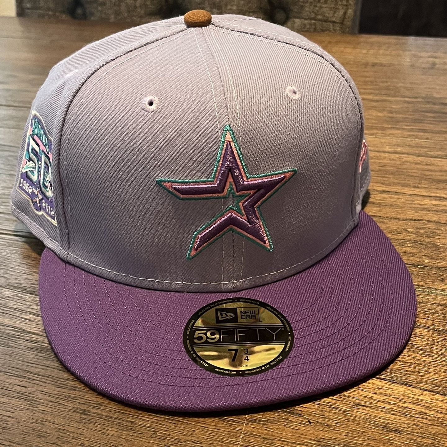 Hat Club New Era 59Fifty Fitted Female Direction Houston Astros 2005 World  Series Patch Hat - Neon Blue Size 7 3/4 for Sale in Rosenberg, TX - OfferUp