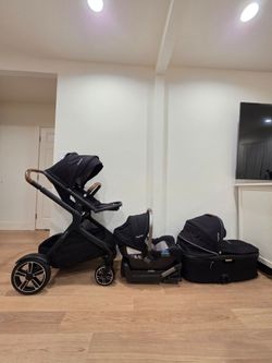 Nuna Demi Grow Double Stroller full set