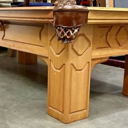 $1499 Delivered And Installed!! Connelly 8 Foot Full Leg Hickory Pool Table