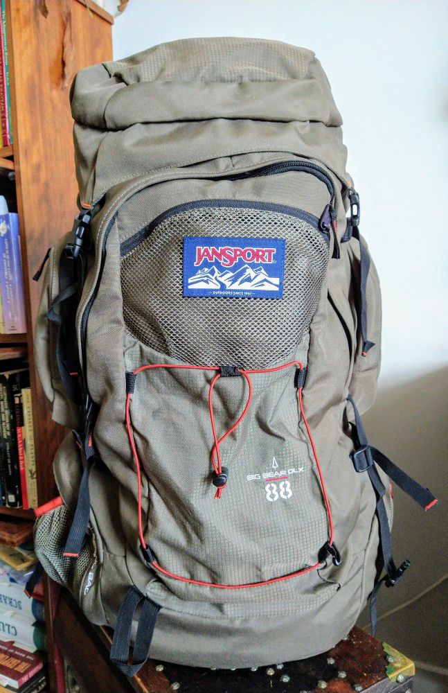 Jansport DLX Big Bear 88L Internal Frame Men's Hiking Backpack