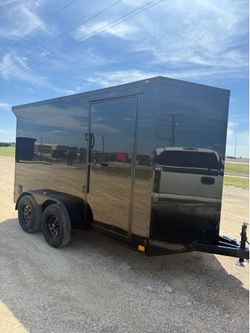 6x12 Enclosed Blackout Trailer