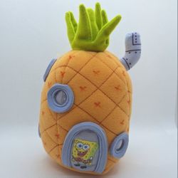 2002 Spongebob Squarepants Pinapple House Plush Nanco EUC Nickelodeon y2k