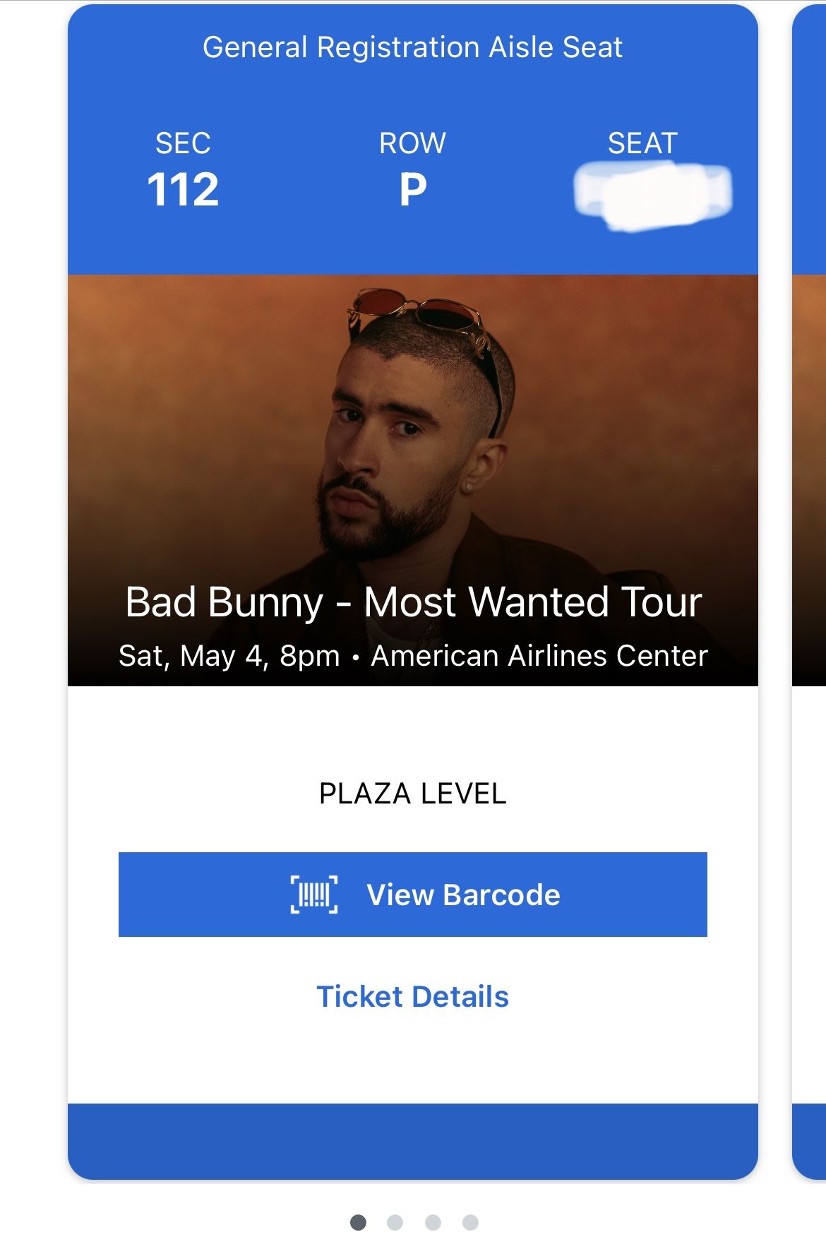 Bad Bunny Tickets! CLOSE SECTION 112!!! for Sale in Fort Worth, TX OfferUp