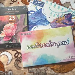 Watercolor Pad and Sheets