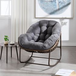 Outdoor Rattan Rocking Chair