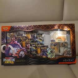 Paldean Fates Great Tusk ex & Iron Treads ex Premium Collection