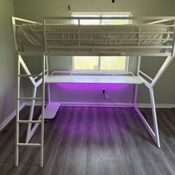 White Full Sized Bed Frame