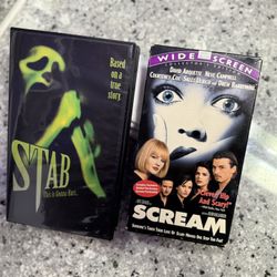 Scream / Stab VHS Tape 