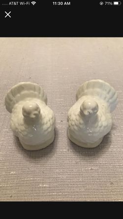 Turkey Salt And Pepper Shakers