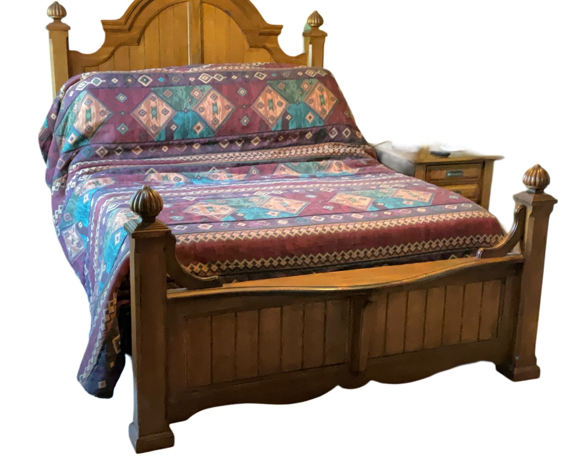 Queen Size Tempur-Pedic Power Adjustable Bed w/Remote