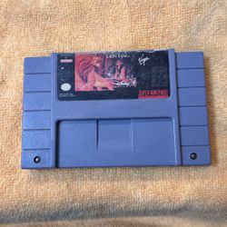 Super Nintendo Game: The Lion King $30 Obo Habló Español