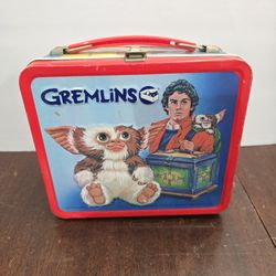 Vintage 1980s Metal GREMLINS Lunch Box (No Thermos)