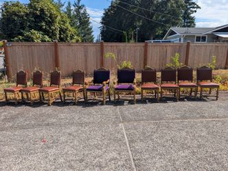 Wood chairs