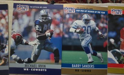 1990 Pro Set NFL Football complete set