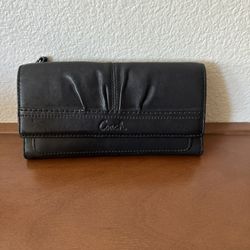 Black Coach Wallet